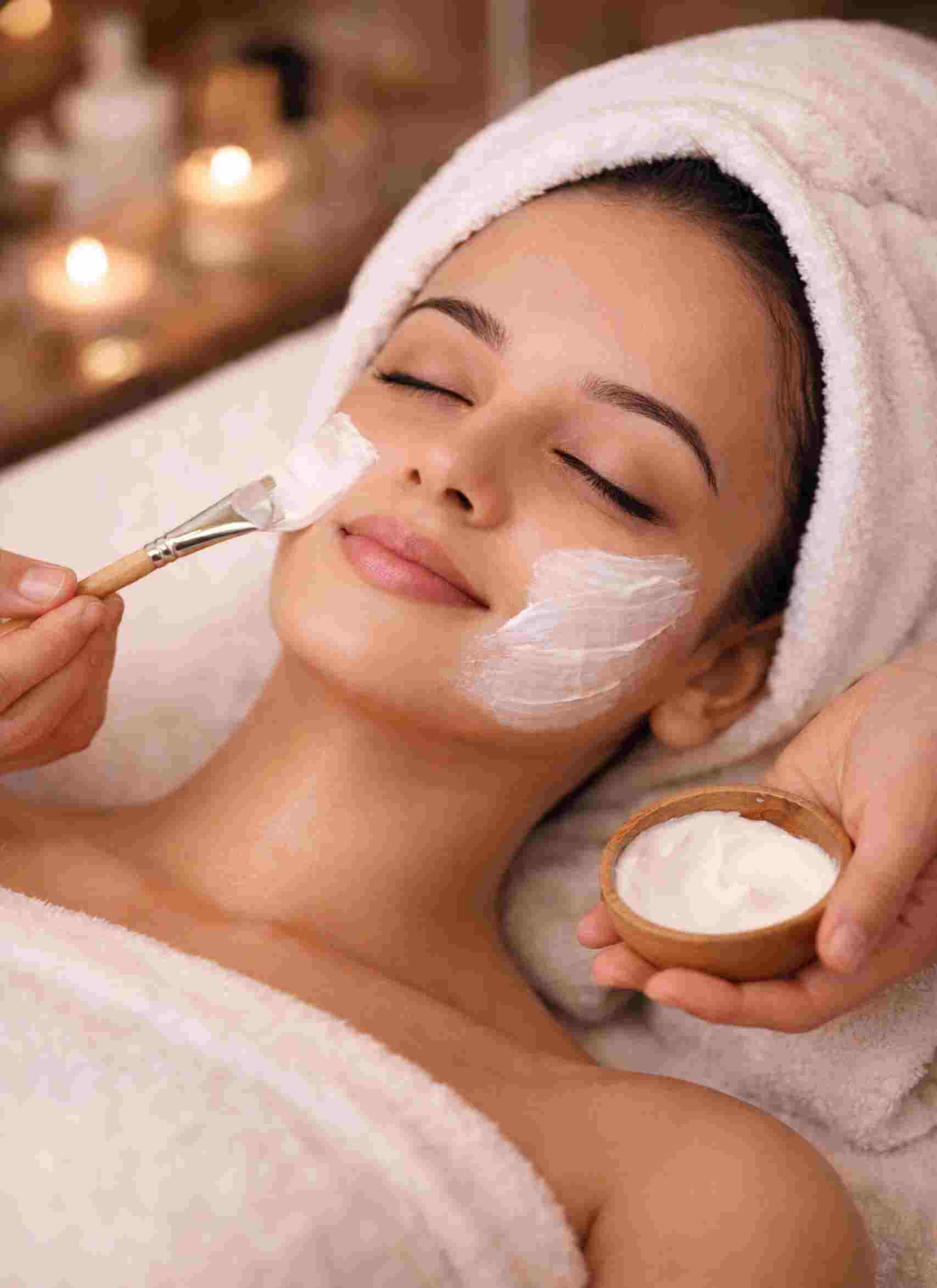 Facial in parlour